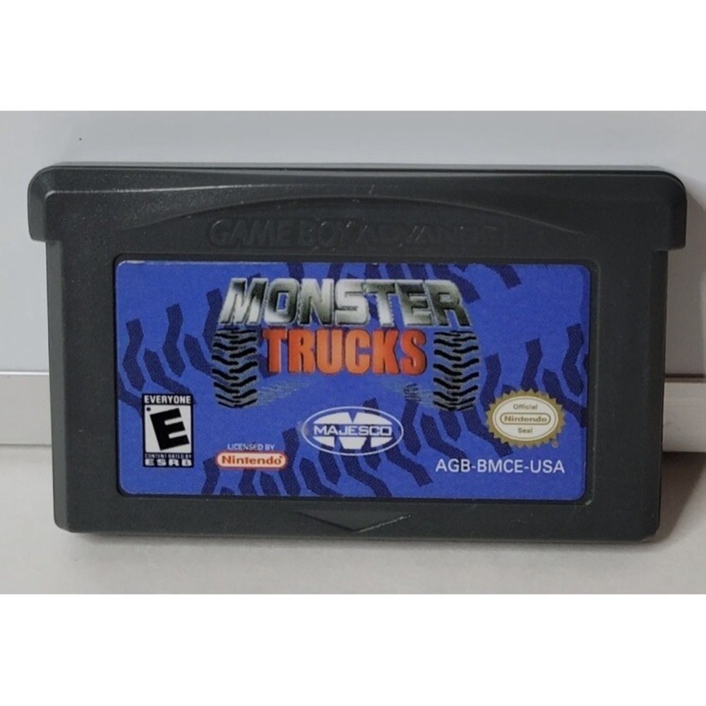 Monster Trucks Nintendo Game Boy Advance GBA Race Racing Trucks Bigdoor